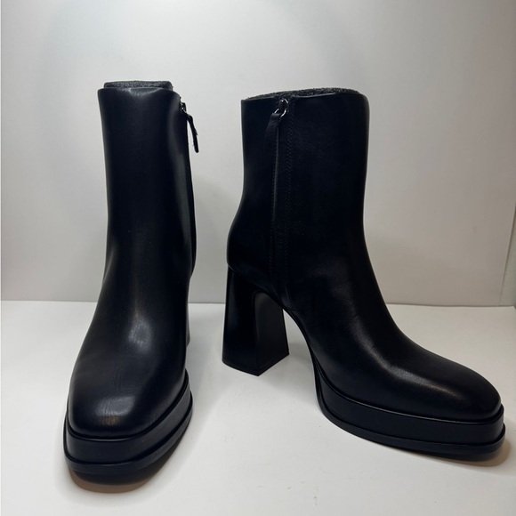 Ash Alyx Black Leather Ankle Boot For Women Casual Sz 41 w/ Dust Bag - Picture 7 of 12